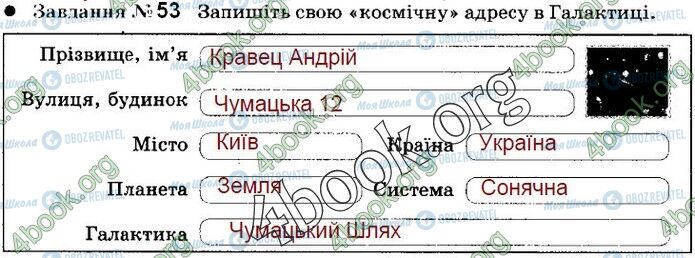 ГДЗ Природознавство 5 клас сторінка 53